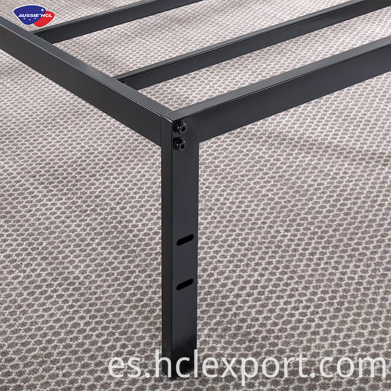 Camas en dormitorios escolares moderna sencilla doble plataforma de hotel Metal Bed Frame Matchess Foundation Base